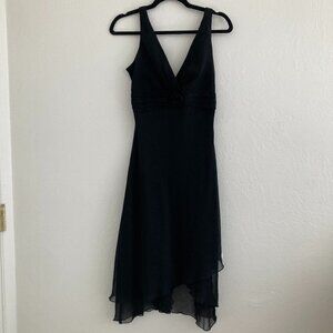 DJ Summers Y2K Babydoll Midi Dress Black Whimsigoth Ethereal Dark Romantic 90s